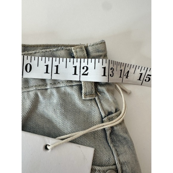 One by One Teaspoon Distressed Skirt Women 24 Denim Cotton Casual Button Fly New - Picture 9 of 11